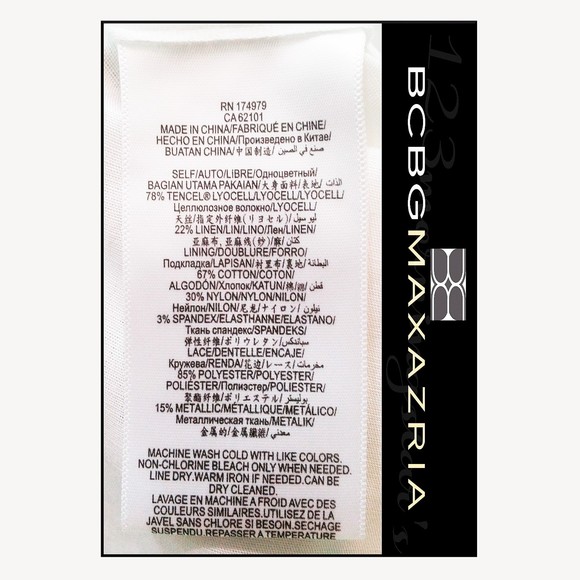 BCBGMAXAZRIA NEW OPTIC WHITE Metallic Embroidered Lace Racerback Tunic XS - Picture 10 of 11